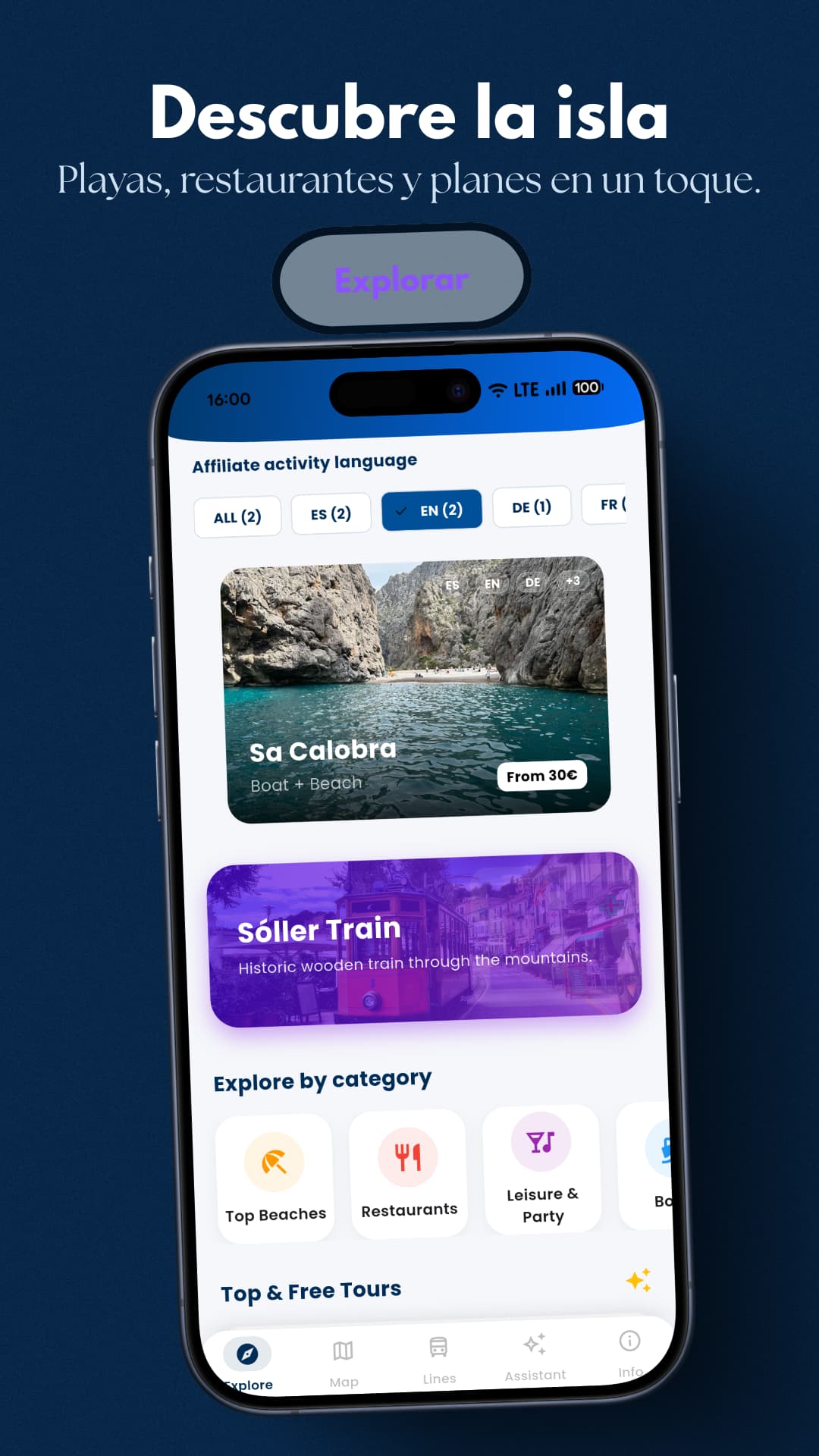 Actividades en Explore