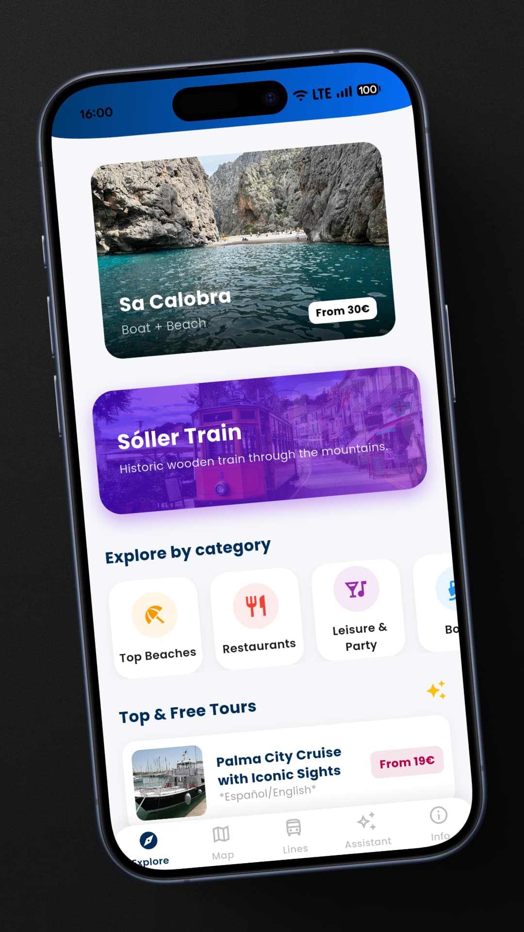 Mallorca Go Explore Tab