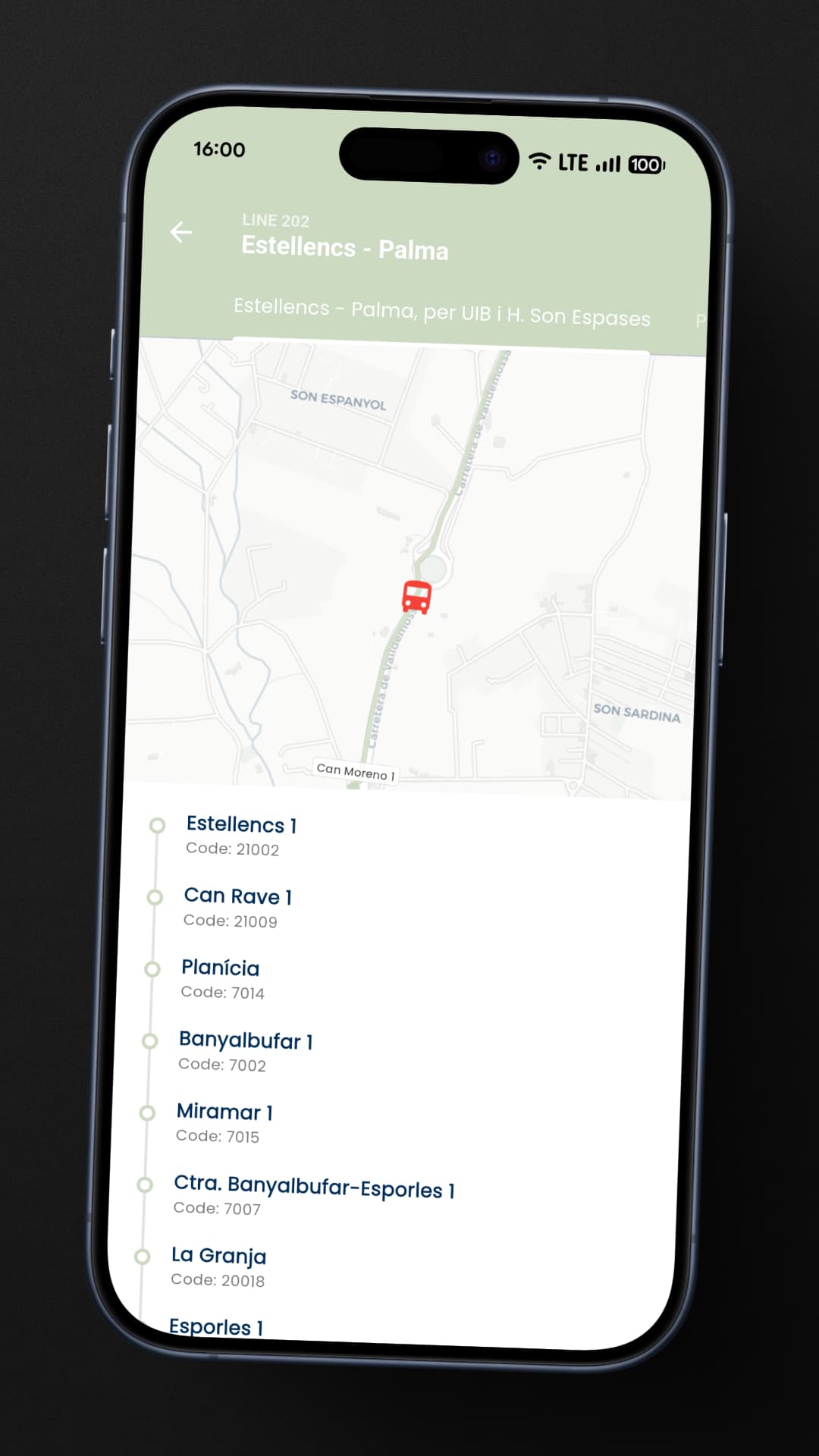 Mallorca Go Bus Route